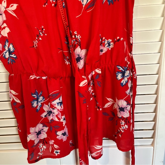 Sienna Sky Faux Wrap Floral Tank Top - Picture 9 of 9